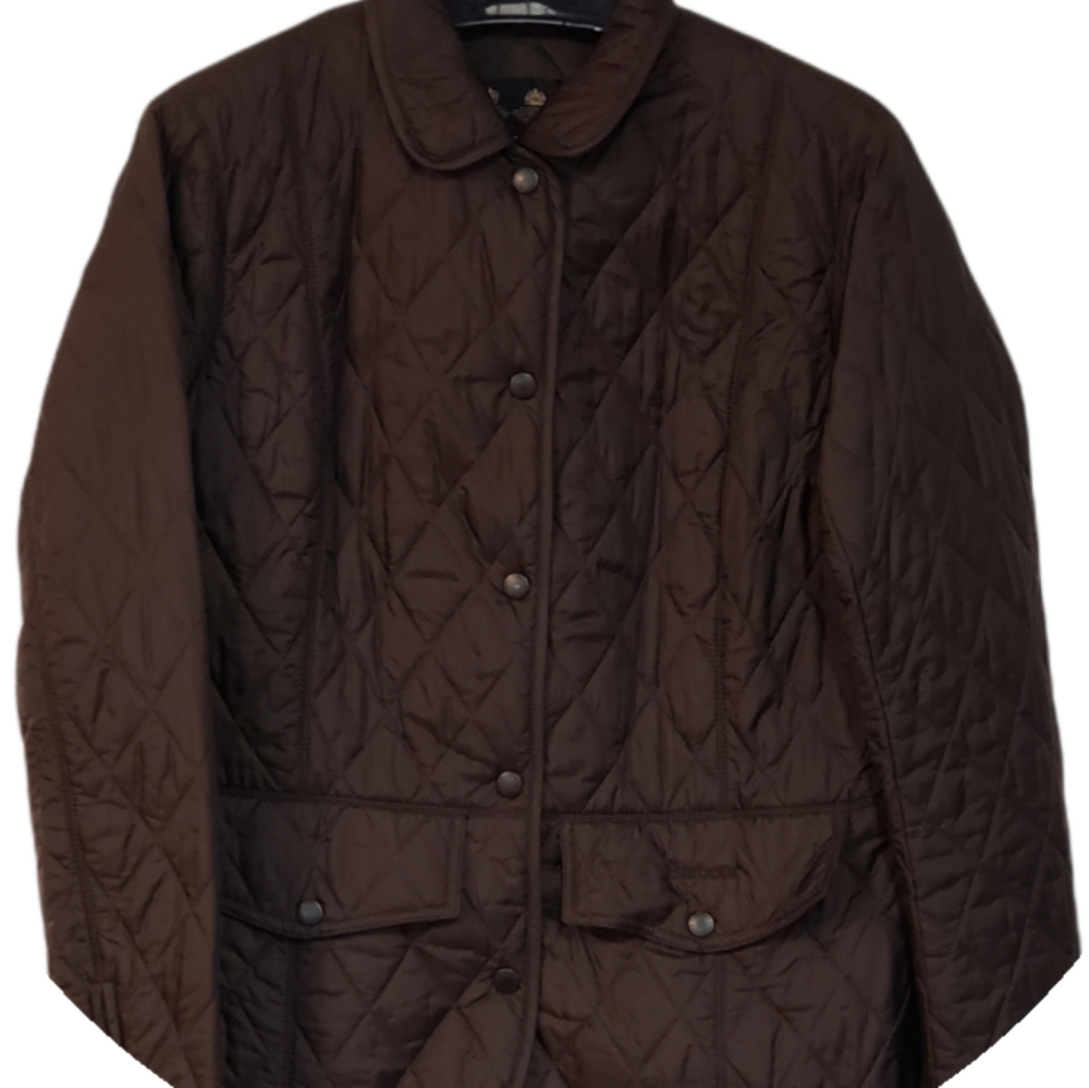 Barbour jacket women brown Size 14
